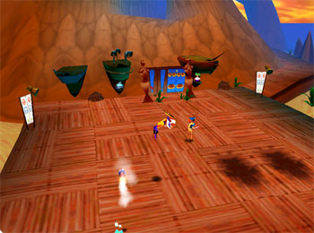 Pantallazo del juego online Starshot Space Circus Fever (N64)