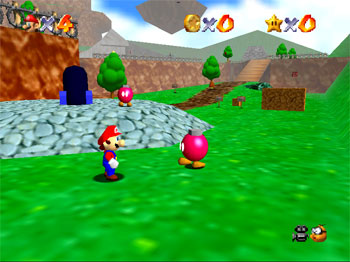 Pantallazo del juego online Super Mario 64 (N64)