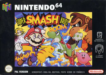 Portada de la descarga de Super Smash Bros