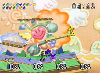 Imagen de la descarga de Super Smash Bros