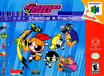 Carátula del juego The Powerpuff Girls Chemical X-traction (N64)