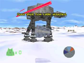 Pantallazo del juego online Star Wars Shadows of the Empire (N64)