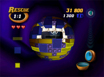 Pantallazo del juego online Tetrisphere (N64)