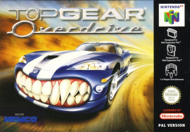 Carátula del juego Top Gear Overdrive (N64)