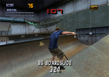 Pantallazo del juego online Tony Hawk's Pro Skater 2 (N64)