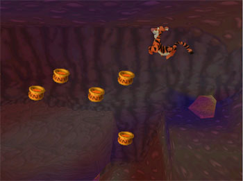 Pantallazo del juego online Tigger's Honey Hunt (N64)