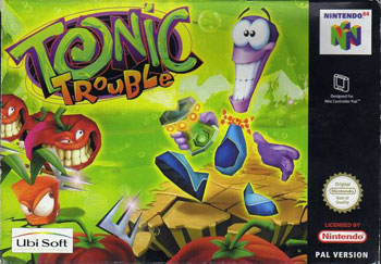 Carátula del juego Tonic Trouble (N64)