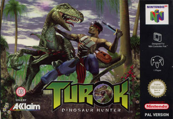 Carátula del juego Turok Dinosaur Hunter (N64)