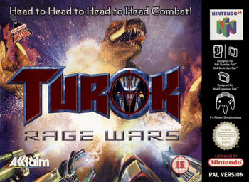 Carátula del juego Turok Rage Wars (N64)