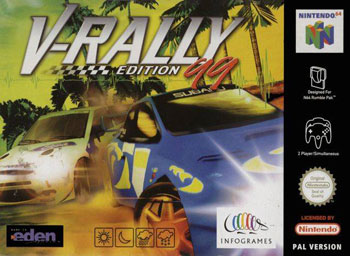 Carátula del juego V-Rally Edition 99 (N64)