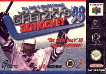 Carátula del juego Wayne Gretzky's 3D Hockey '98 (N64)