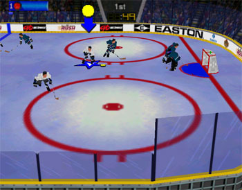 Pantallazo del juego online Wayne Gretzky's 3D Hockey '98 (N64)