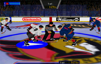 Pantallazo del juego online Wayne Gretzky's 3D Hockey (N64)