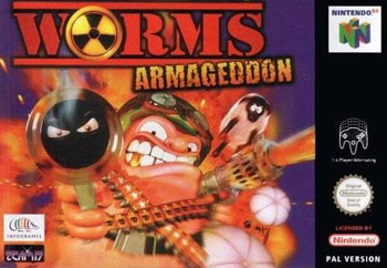 Carátula del juego Worms Armageddon (N64)