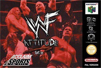 Carátula del juego WWF Attitude (N64)