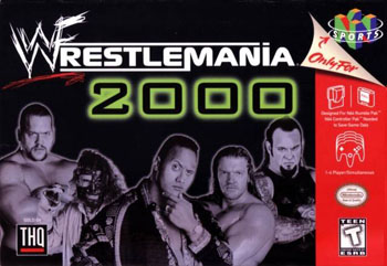 Carátula del juego WWF WrestleMania 2000 (N64)