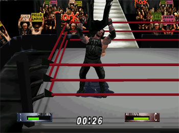 Pantallazo del juego online WWF WrestleMania 2000 (N64)
