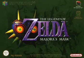 Portada de la descarga de The Legend of Zelda: Majora’s Mask