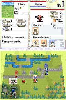 Pantallazo del juego online Advance Wars Dual Strike (NDS)