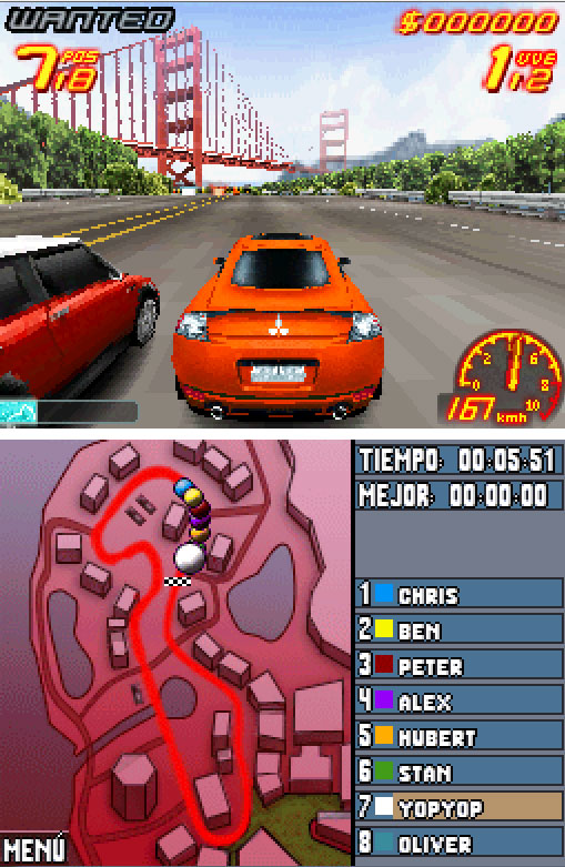 Pantallazo del juego online Asphalt Urban GT 2 (NDS)