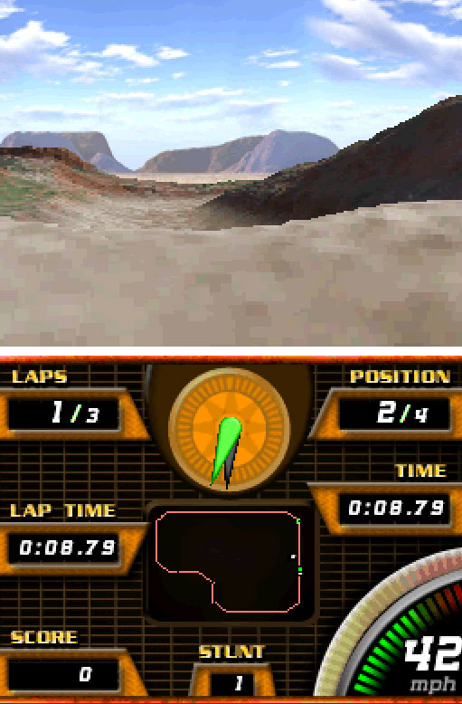 Pantallazo del juego online ATV Quad Frenzy (NDS)