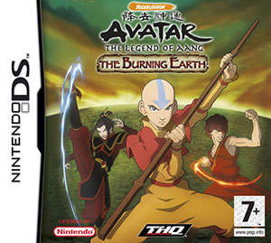 Carátula del juego Avatar  The Last Airbender - The Burning Earth (NDS)