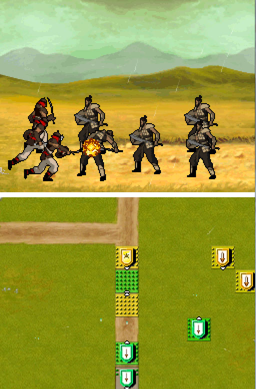 Pantallazo del juego online Battles of Prince of Persia (NDS)