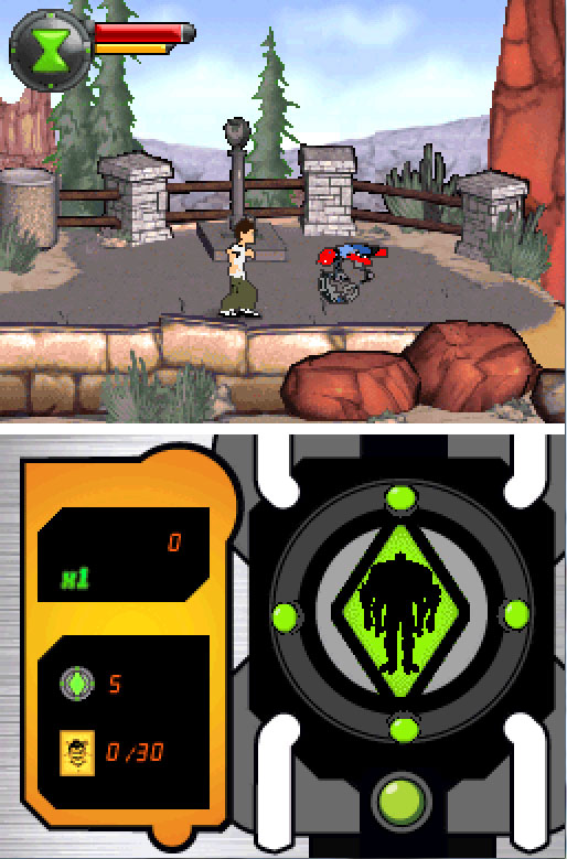 Pantallazo del juego online Ben 10 Protector of Earth (NDS)