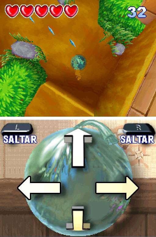 Pantallazo del juego online Finding Nemo Escape to the Big Blue (NDS)