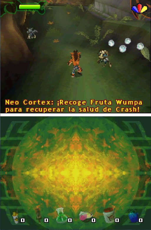 Pantallazo del juego online Crash Of The Titans (NDS)