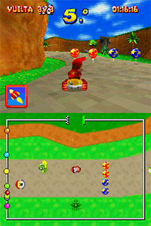 Pantallazo del juego online Diddy Kong Racing DS (NDS)