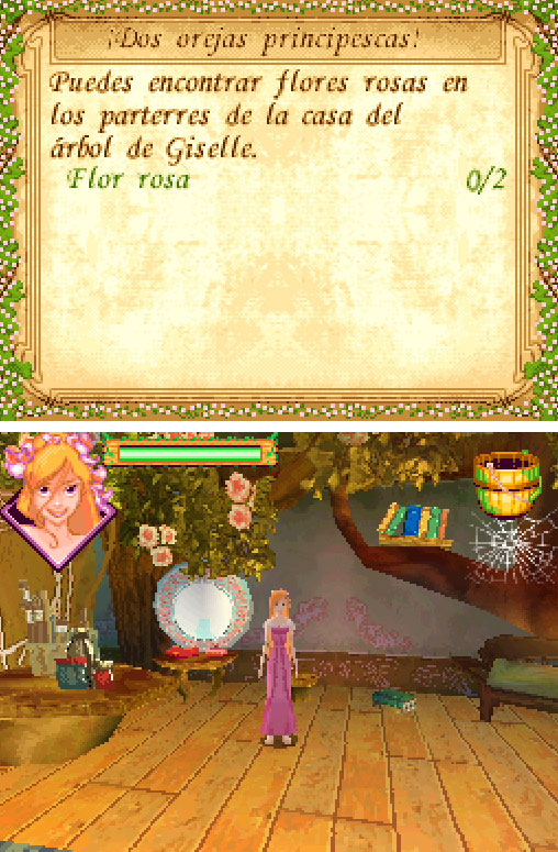 Pantallazo del juego online Encantada La Historia de Giselle (NDS)