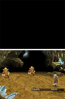 Pantallazo del juego online Final Fantasy III (NDS)