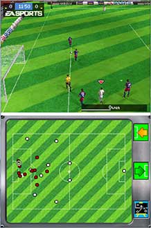 Pantallazo del juego online FIFA 06 (NDS)