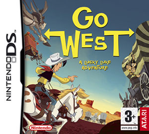 Carátula del juego Lucky Luke Go West! (NDS)