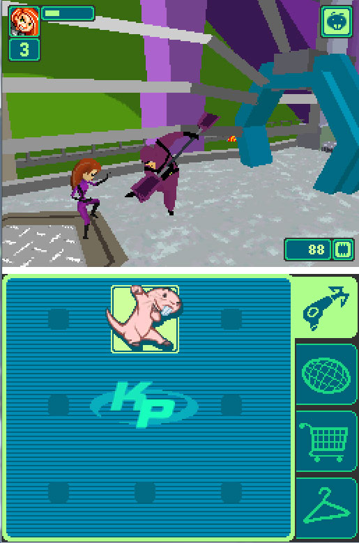 Pantallazo del juego online Disney's Kim Possible Kimmunicator (NDS)