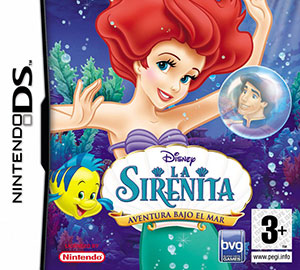 Carátula del juego Disney La Sirenita Aventura Bajo el Mar (NDS)