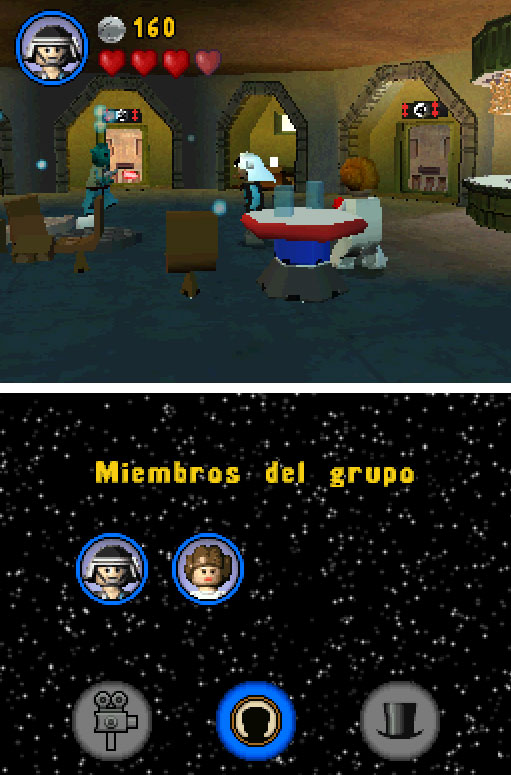 Pantallazo del juego online Lego Star Wars II La Trilogia Original (NDS)