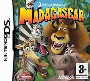 Carátula del juego DreamWorks Madagascar (NDS)