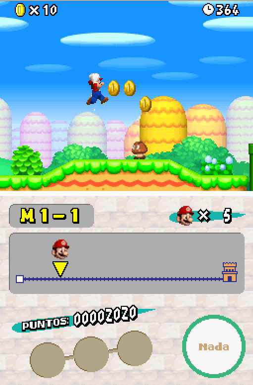 Pantallazo del juego online New Super Mario Bros. (NDS)