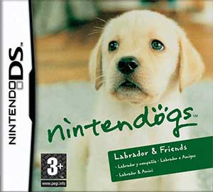 Carátula del juego Nintendogs Labrador and Friends (NDS)