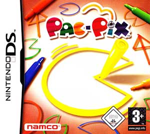 Carátula del juego Pac-Pix (NDS)