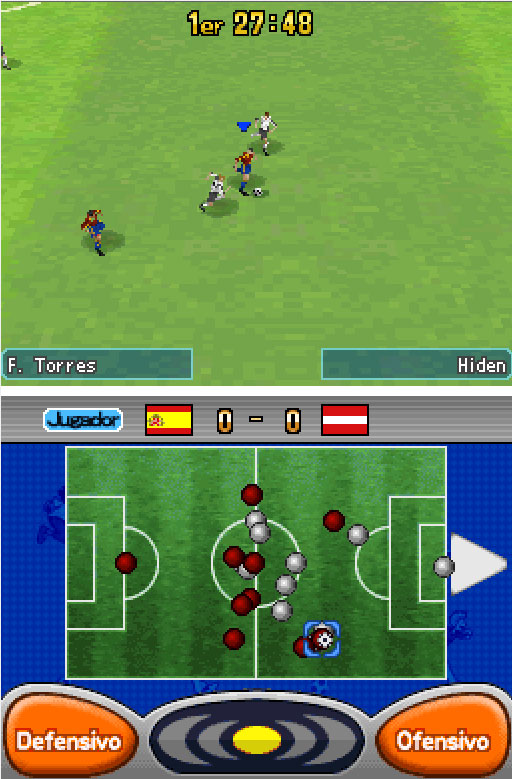 Pantallazo del juego online PES 2008 Pro Evolution Soccer (NDS)