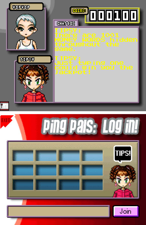 Pantallazo del juego online Ping Pals (NDS)