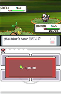 Pantallazo del juego online Pokemon Edicion Diamante (NDS)