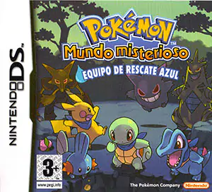 Portada de la descarga de Pokemon Mundo Misterioso: Equipo de Rescate Azul