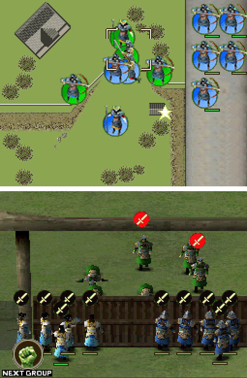 Pantallazo del juego online Real Time Conflict Shogun Empires (NDS)