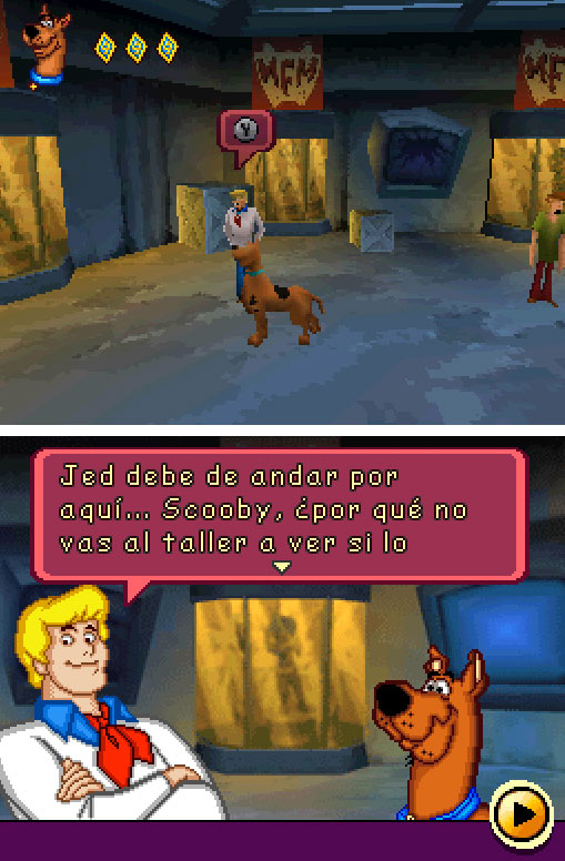 Pantallazo del juego online Scooby Doo! Unmasked (NDS)