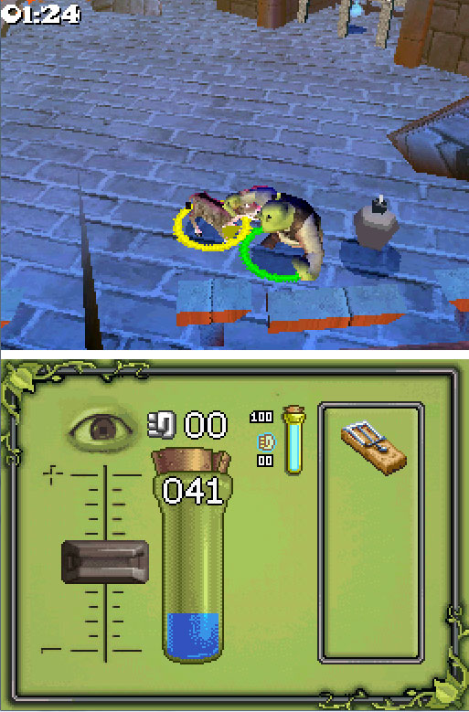 Pantallazo del juego online Shrek SuperSlam (NDS)