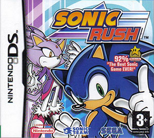 Carátula del juego Sonic Rush (NDS)